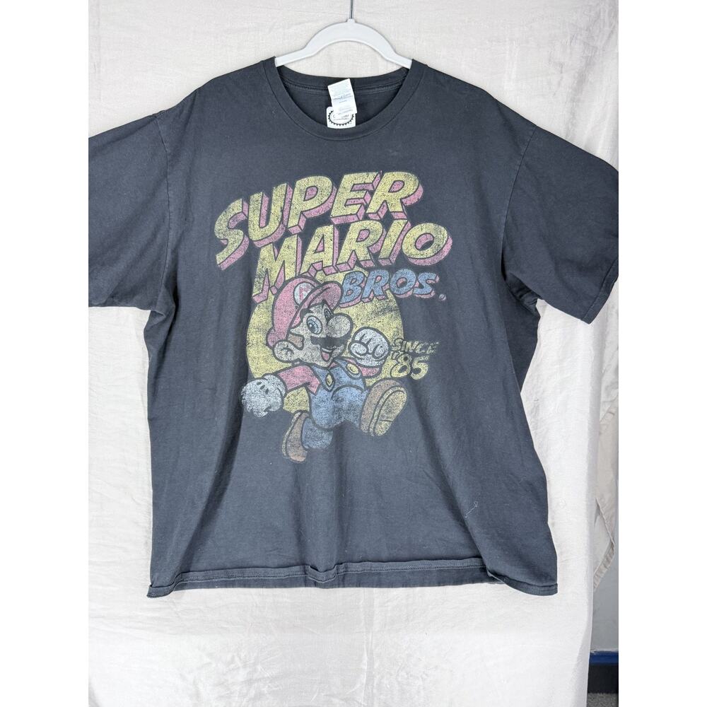 Super Mario Bros Since '85 Vintage Poster T-Shirt Men's 2XL
